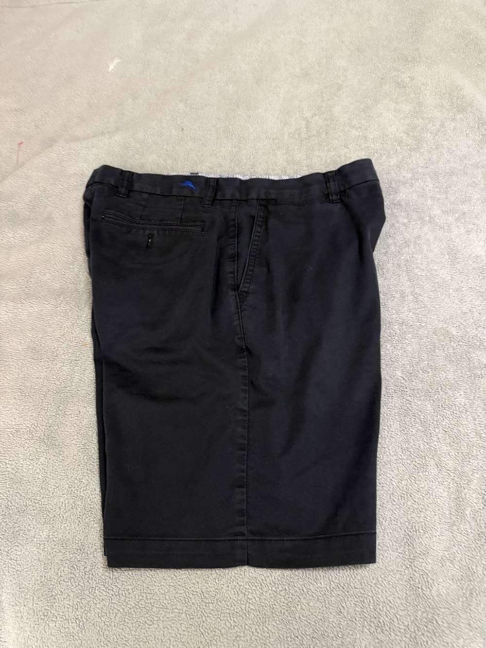 Tommy Bahama Black Flat-Front Men's Shorts